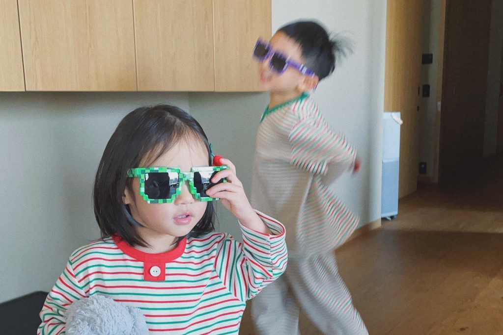 余文樂的一對子女從未正式正面曝光。