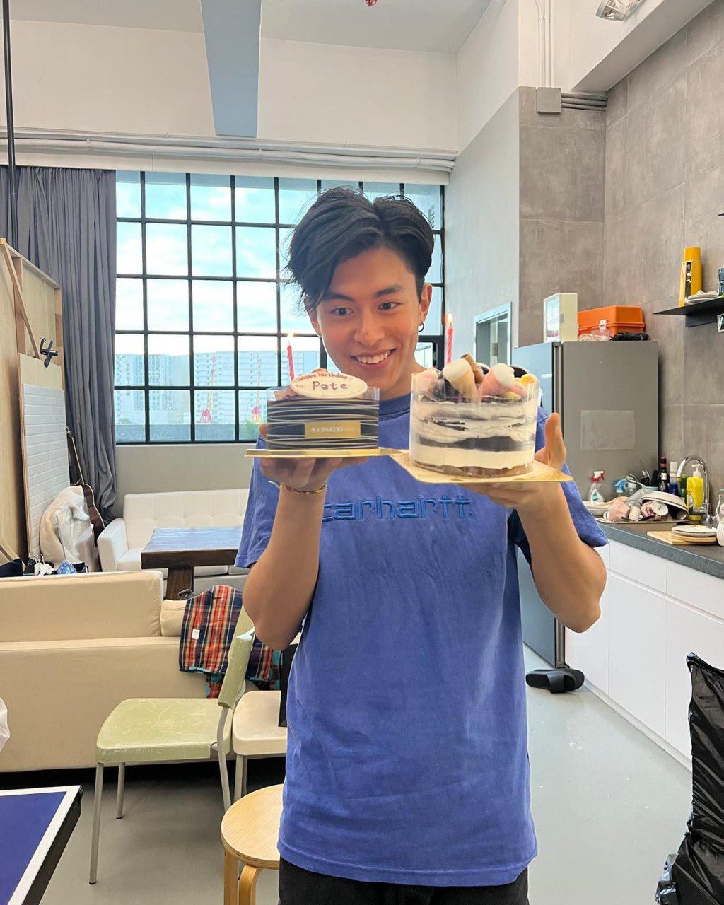 男模特兒Pete曾與陳康堤、徐濠縈一同欣賞演唱會。