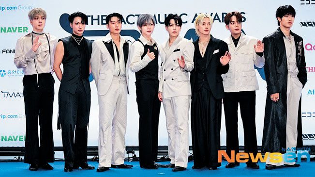 ATEEZ隊長金弘中（左一）都曾表示認同BTS的做法。