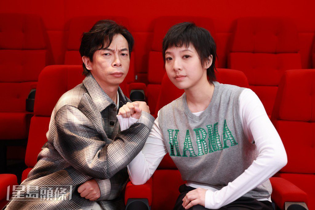 戲裡鍾雪瑩與楊偉倫針鋒相對,但戲外兩人對於人際相處各有心得。