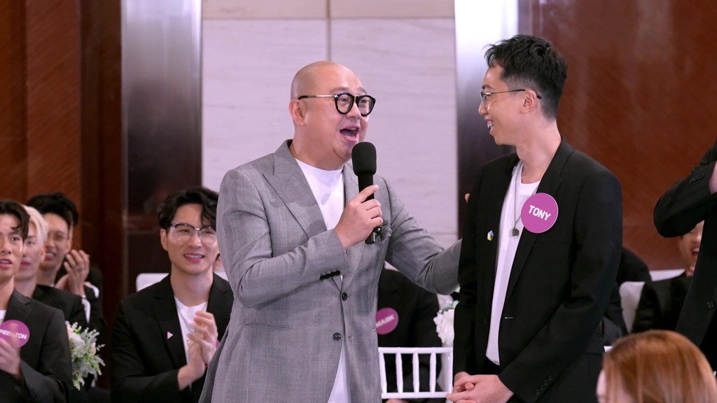 林福明獲得主持人Bob的鼓勵。
