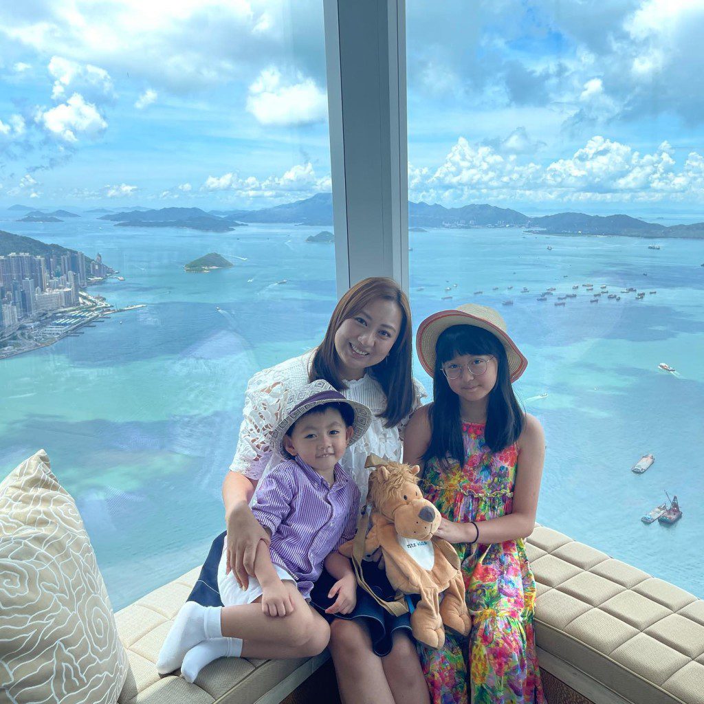 汪琳表示自己只是盡本分教導子女,不會給予過度壓力。
