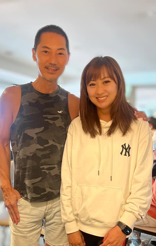 汪琳早前與在劇中飾演「沛堅」的鄧浩光重逢。