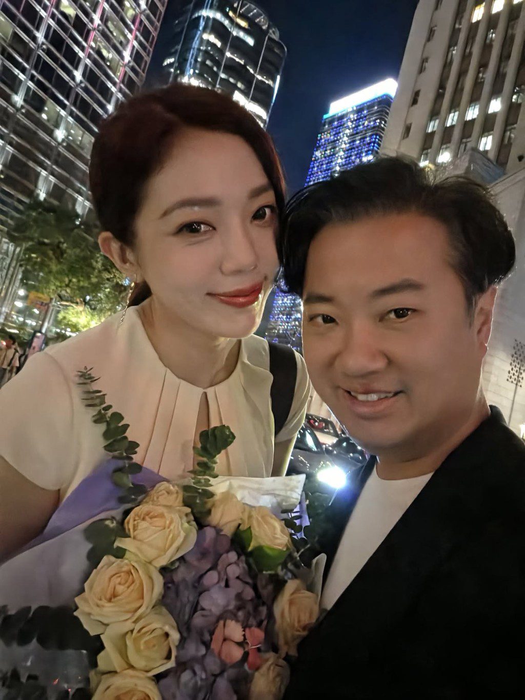 徐蒨駖在社交媒體分享與王賢訊的合照,獲得男友公開認愛。