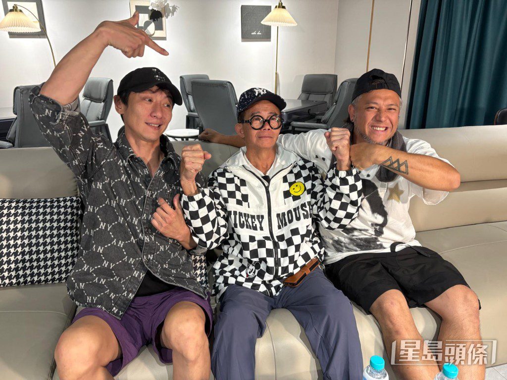 對比起梅啟明（中）毫無反思，周永恆及張致恒反而獲得一眾網民留言鼓勵。