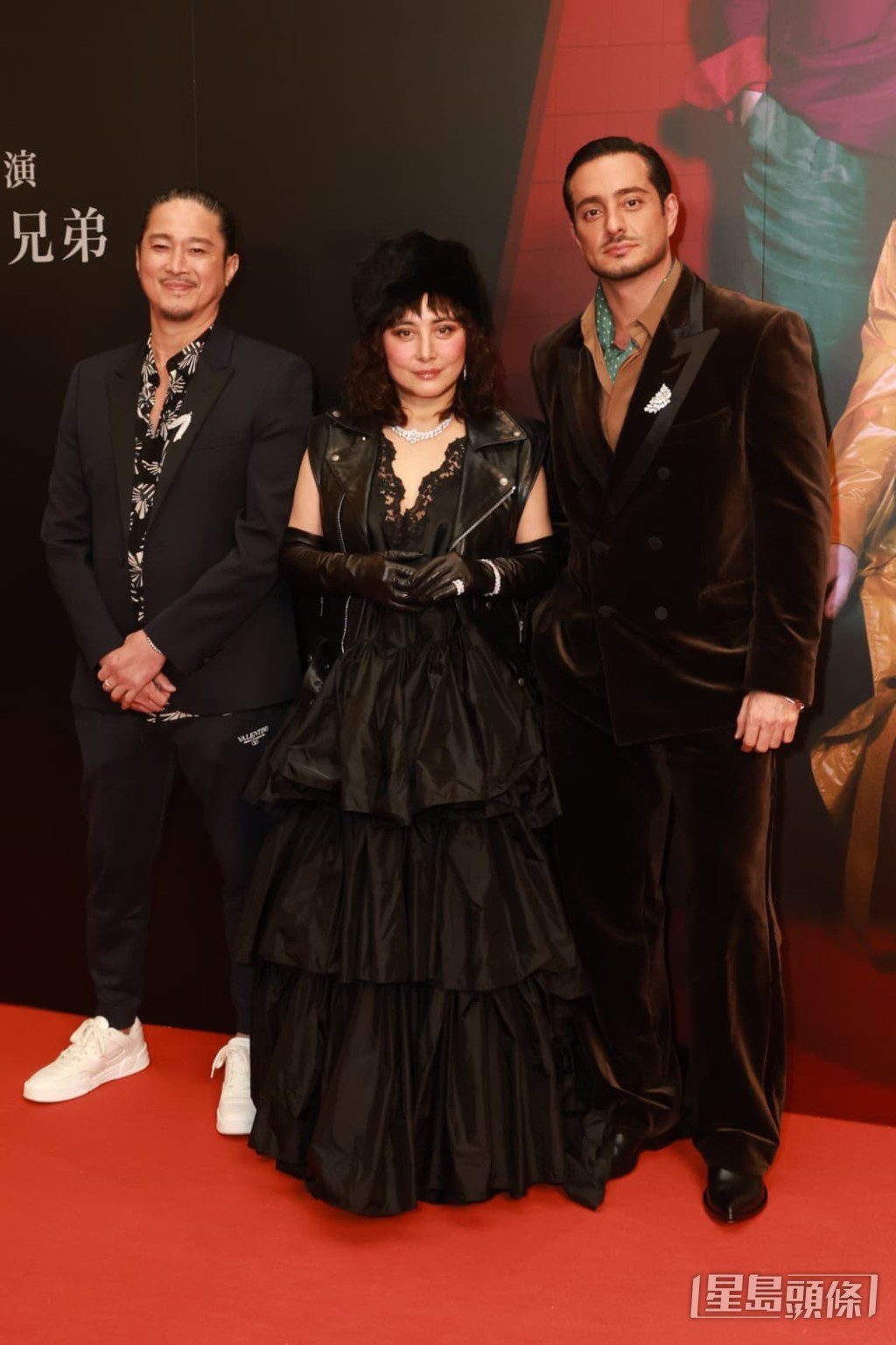 站在「二蚊」Iman 身旁的陳子聰,似乎風頭被比了下去。