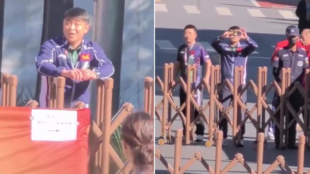國乒教練王皓遭極端球迷圍堵 現場取證報警處理