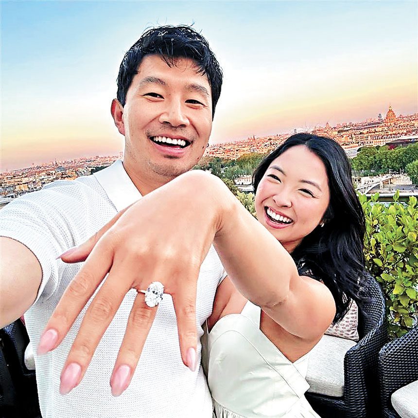 「尚氣」劉思慕與未婚妻被爆上周末已在法國低調行禮。