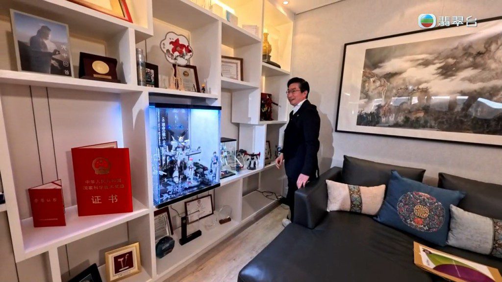 趙院長也喜歡拼砌模型。