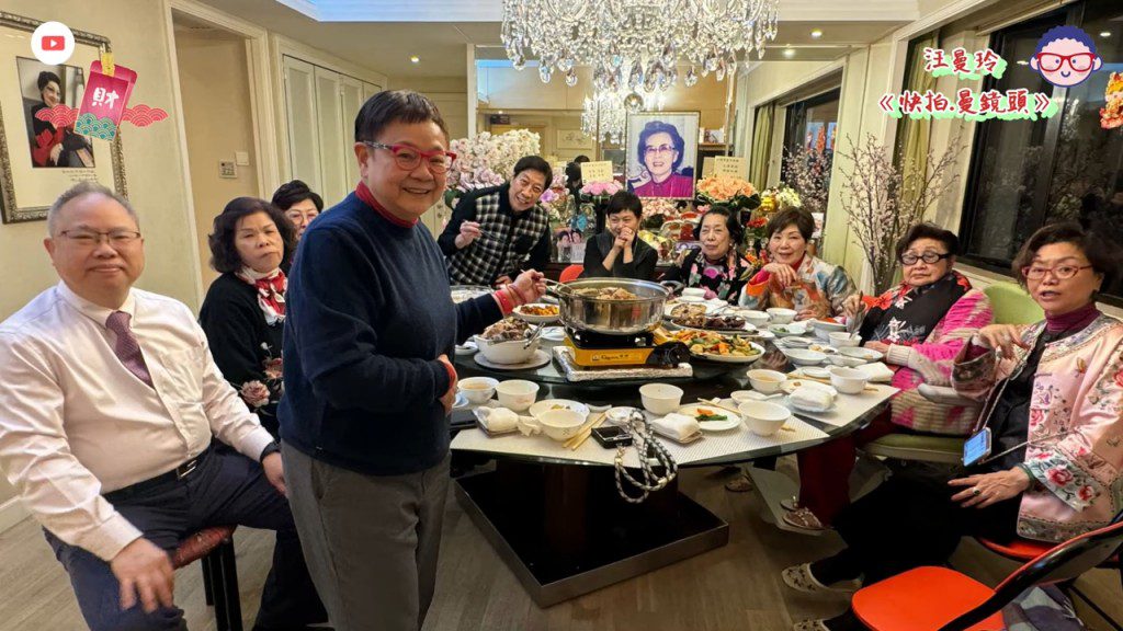每年大年初一,白雪仙的徒弟當然去師傅家中團拜。