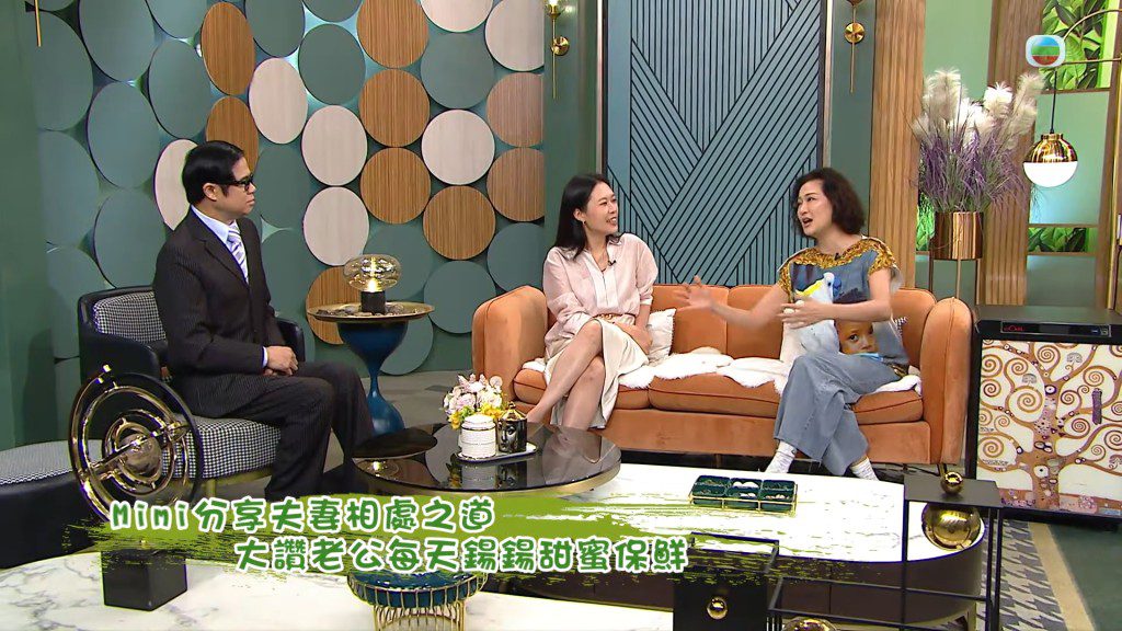 羅敏莊透露女兒已14歲，正值青春期，並強調與丈夫陳國邦感情穩定。