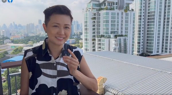 羅敏莊表示現時一家在泰國生活得很開心。