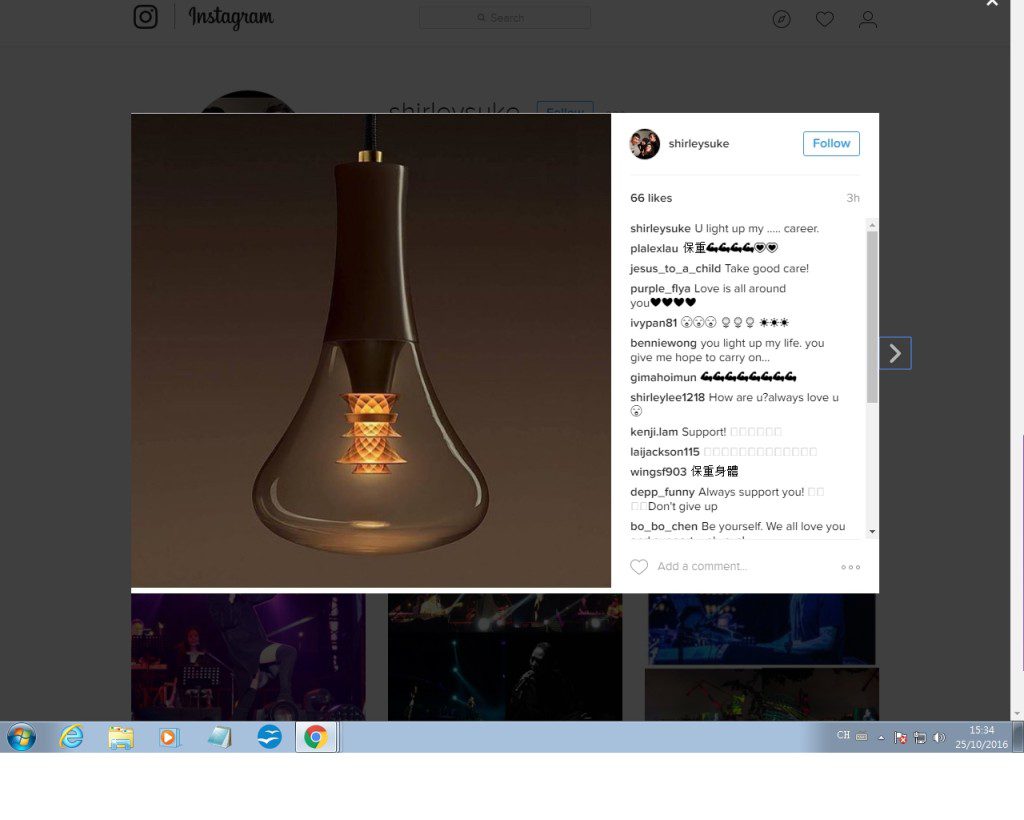 關淑怡之後於社交網報平安。