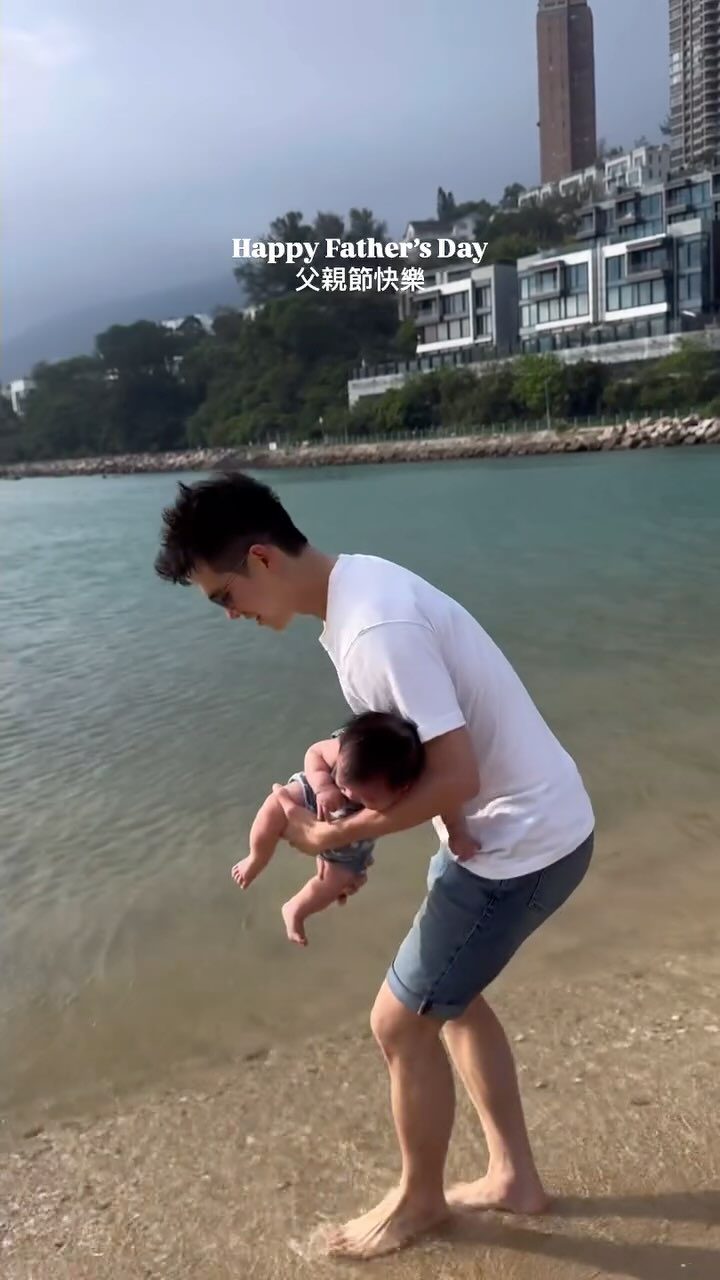 麥明詩曾指丈夫經常陪伴兒子玩耍，令兒子非常黏爸爸。