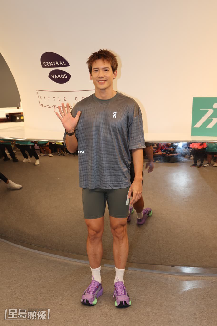 關智斌表示今次跑短途,平時有練跑,待進步後才會考慮挑戰全馬。