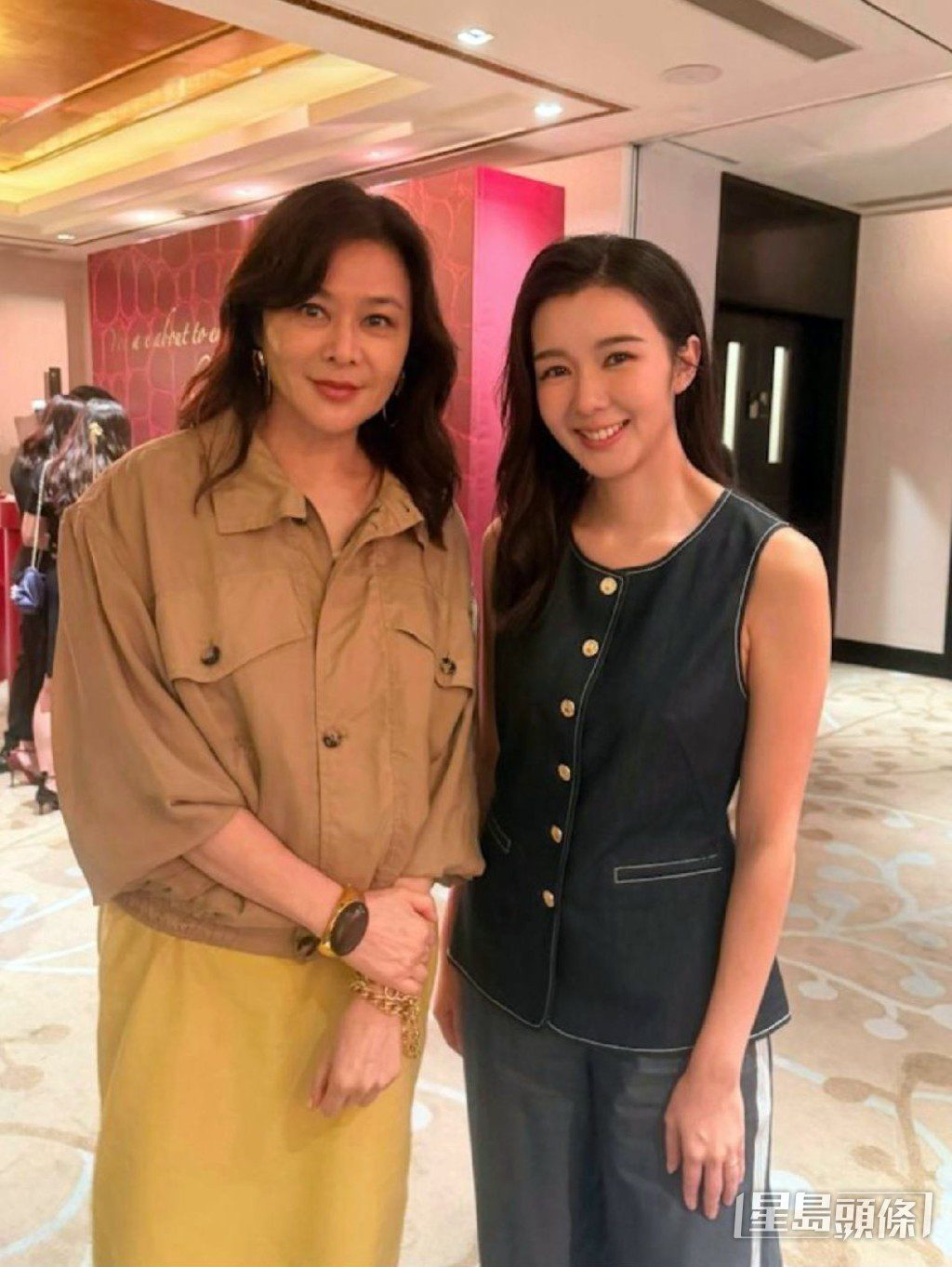 麥明詩曾分享與關之琳的未修圖合照。
