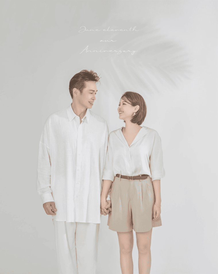 陳茵媺於2024年與陳豪拍攝韓風主題照,慶祝結婚11周年。