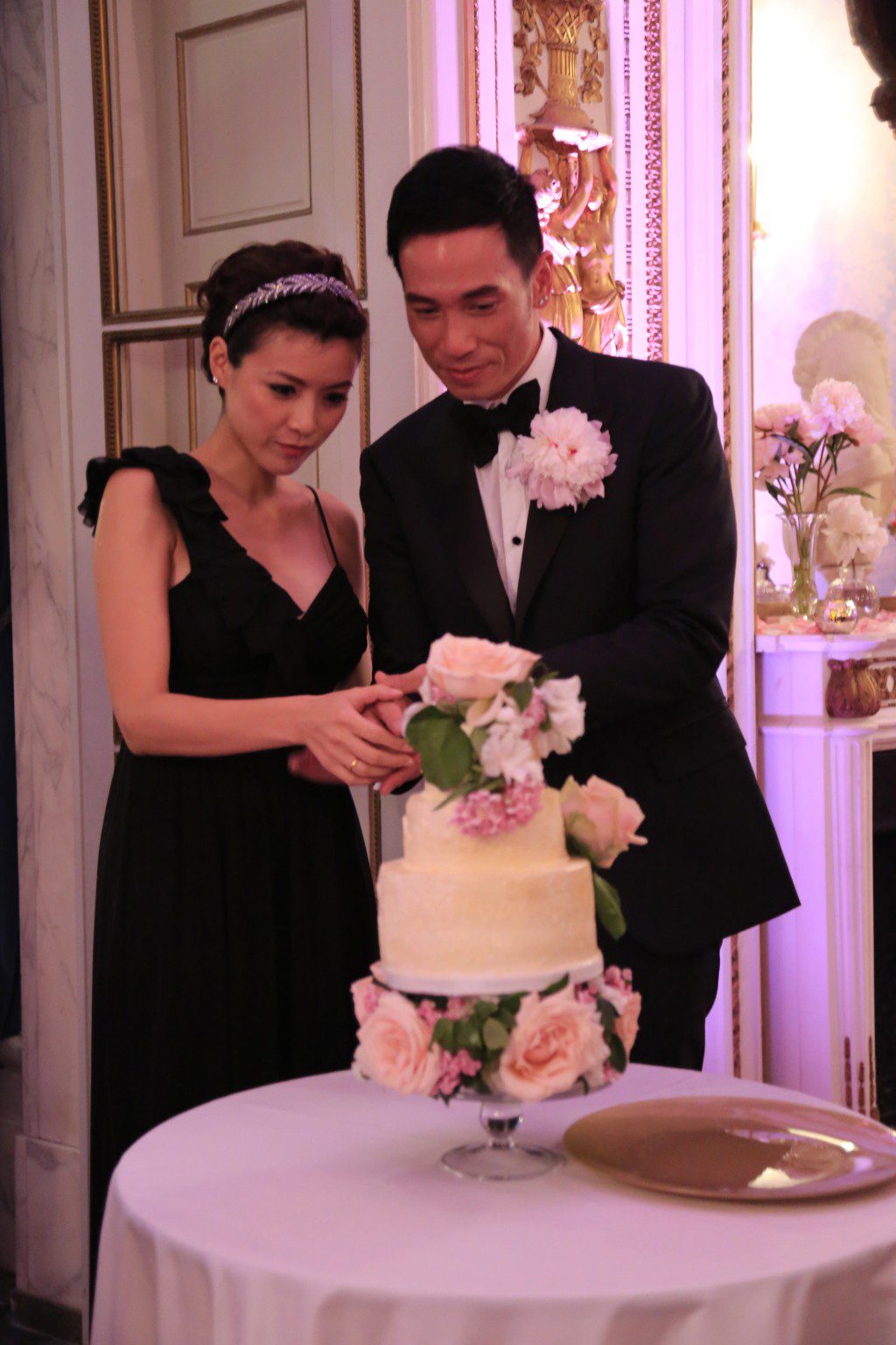 陳豪與陳茵媺於2013年在法國舉行婚禮。