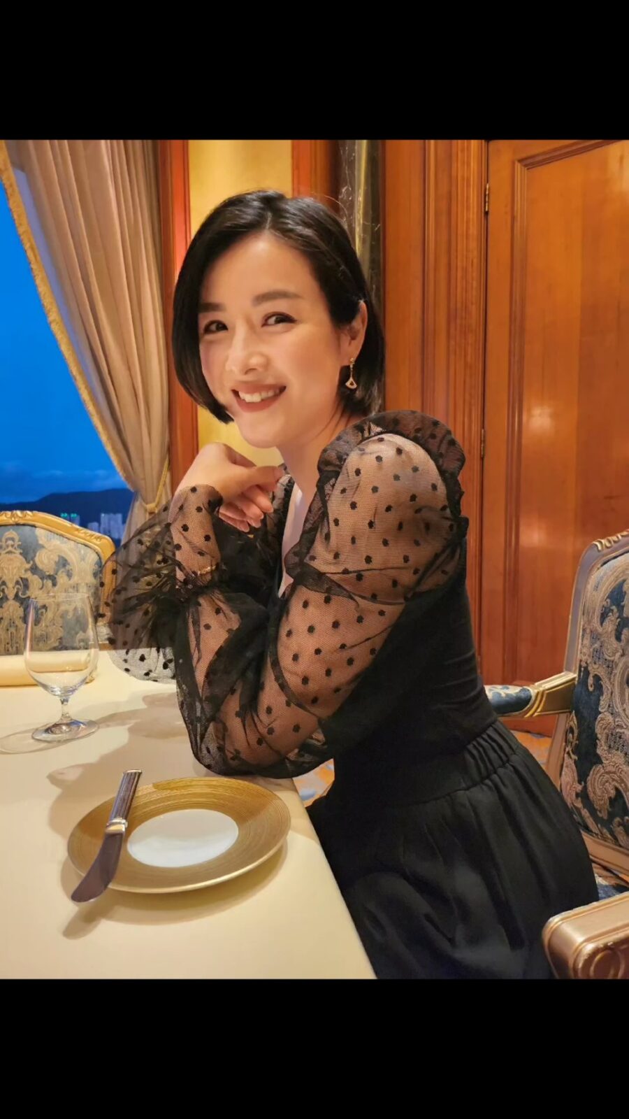 陳茵媺分享由老公拍攝的照片。