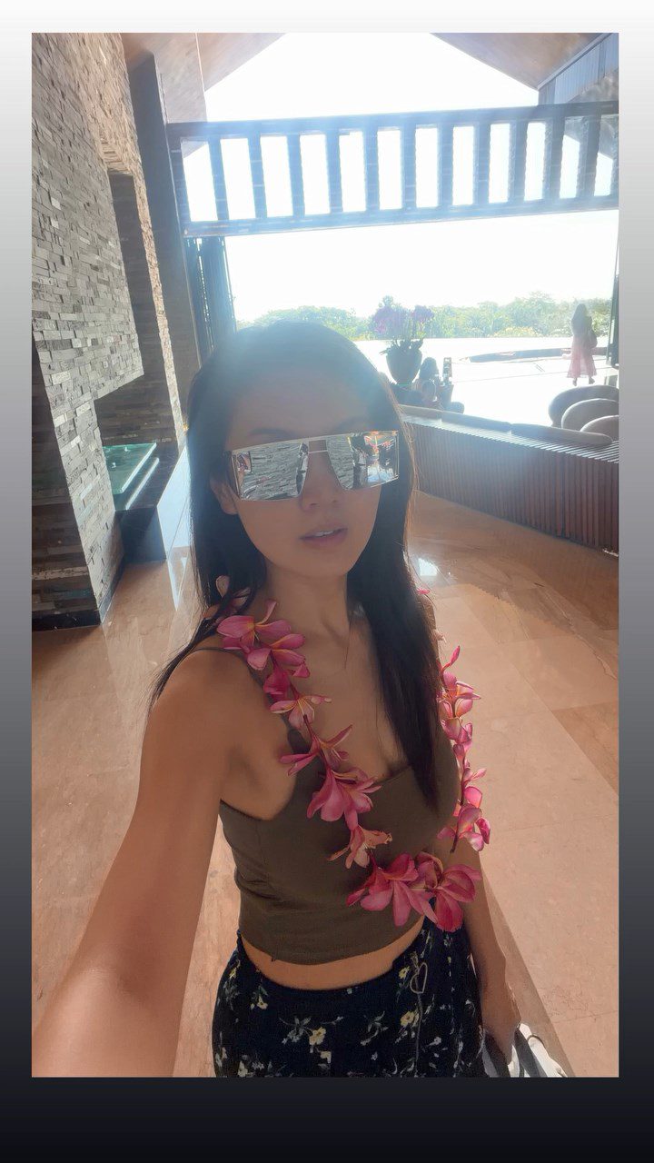 陳庭欣日前已飛抵印尼峇里島準備。