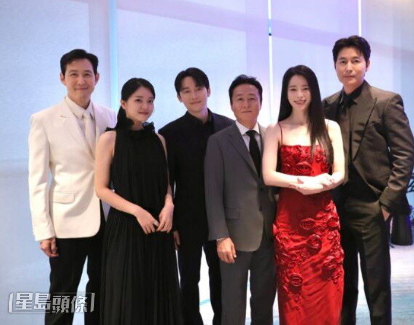 李政宰（左一）與鄭雨盛（右一）曾帶領旗下藝人高我星、金准韓、裴晟佑、林智妍出席公開活動。