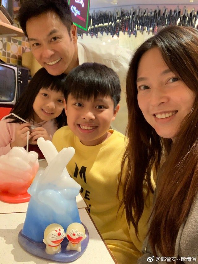 郭晉安安排子女到外國升學。