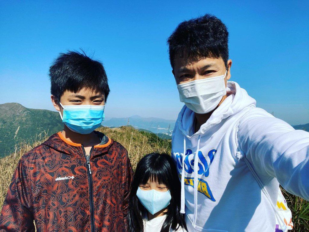 郭晉安的兒子已前往英國開學。