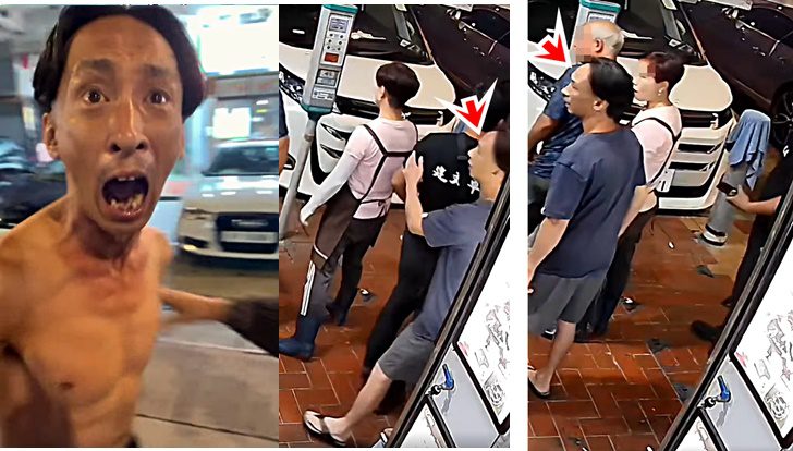 荃灣享和街泊車糾紛 昔日火爆「排骨仔」現身勸交
