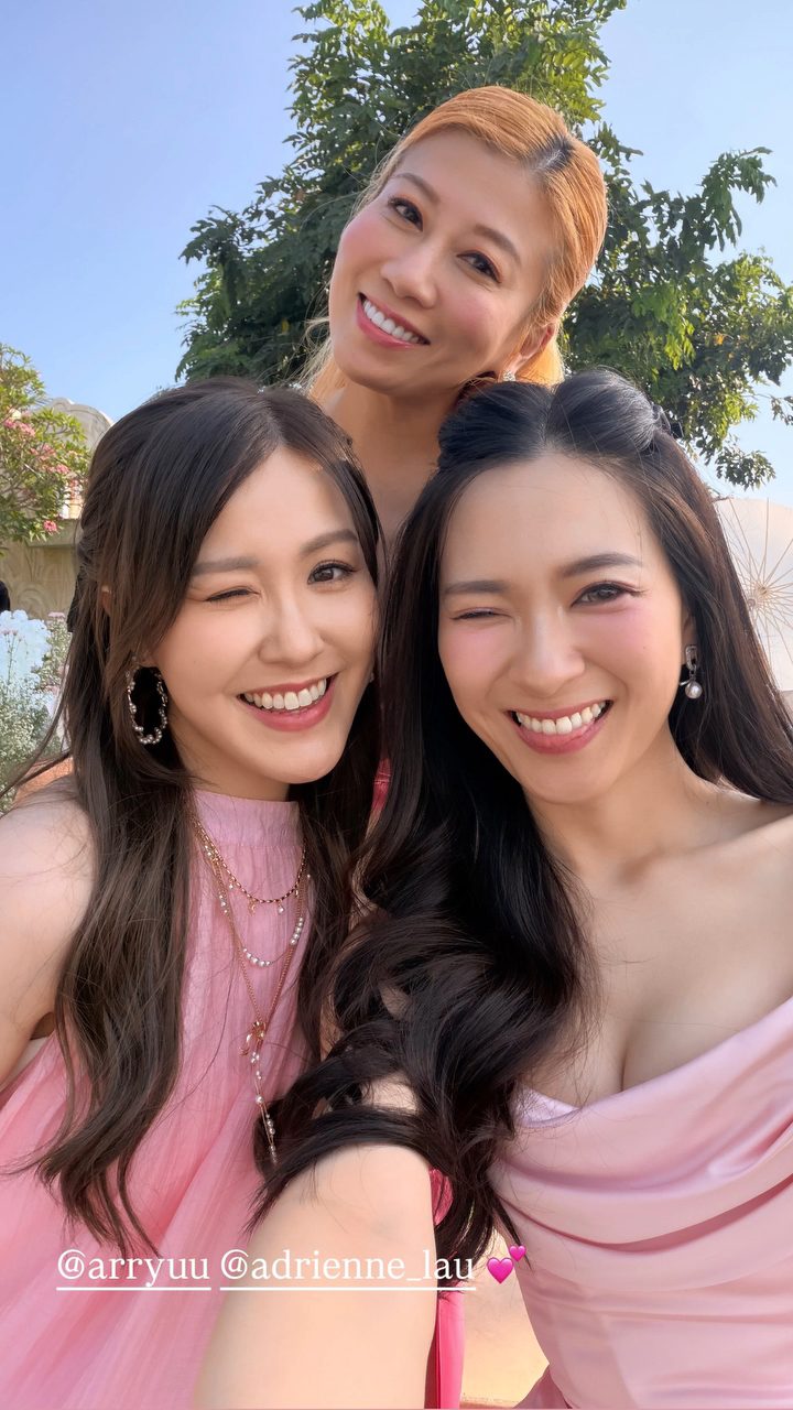 陳懿德為免搶去新娘焦點，未有貼出與羅天宇的合照。