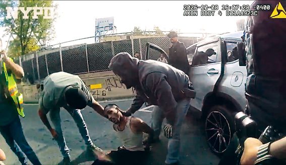貝爾加爾頸部中槍,送院後預計可以康復。 NYPD