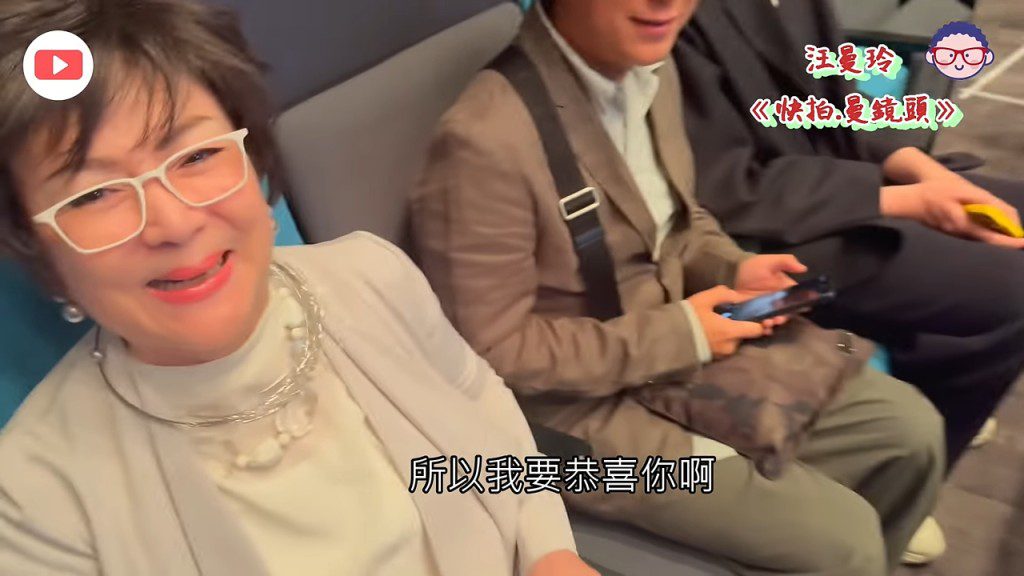 馮寶寶笑說場面彷彿在擺大壽。