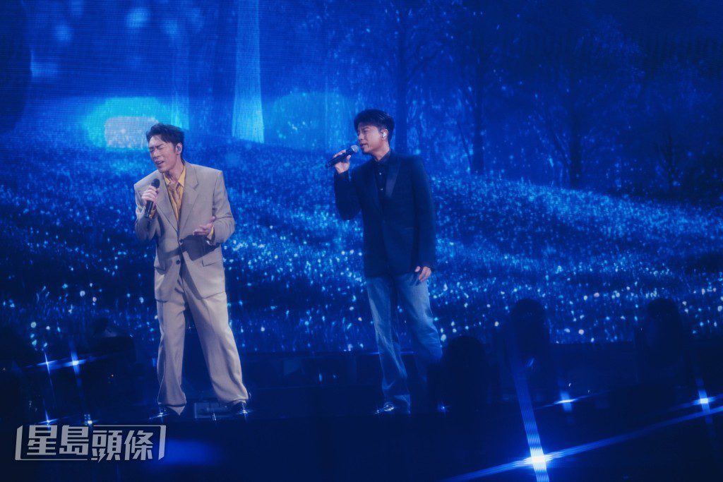 第二場嘉賓邀請了同為華星出身、出道時間相近的好友李克勤。