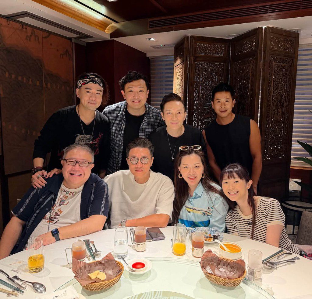 劉錫賢在IG發文,分享與前亞視節目《香港有飯開》主持的飯局。