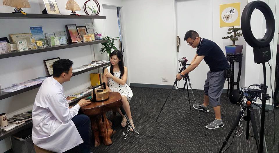 蔡梓銘不時會以註冊中醫師的身份接受傳媒訪問。