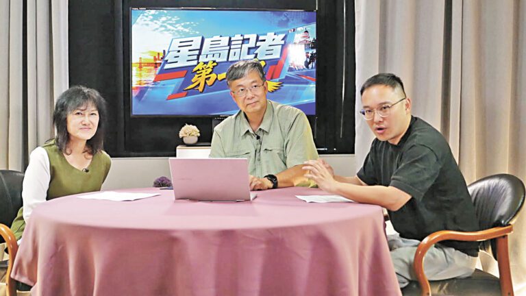 《星島記者第一線》錄製現場。星電視提供