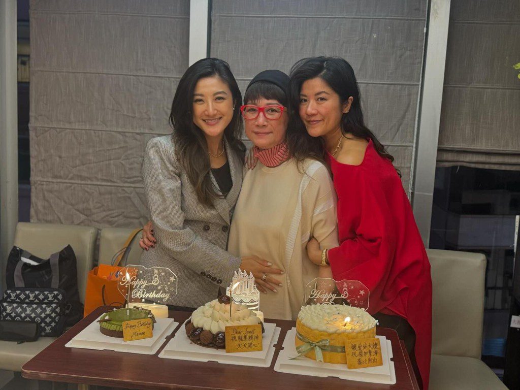 女兒鄧業炘和鄧業煒每年都會為媽媽籌辦生日會。