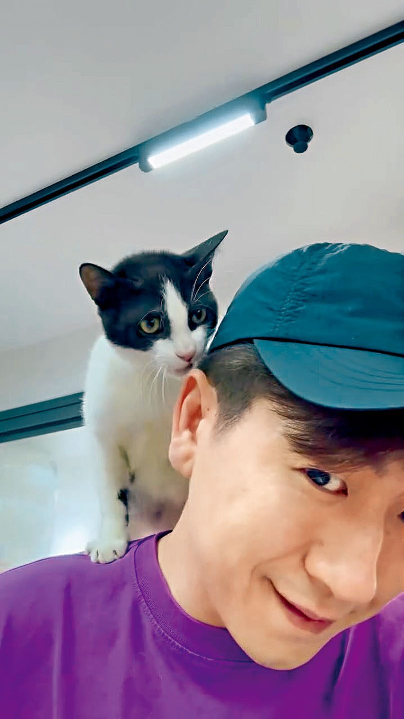馬貫東喜愛貓狗，希望為更多小動物找到歸宿。
