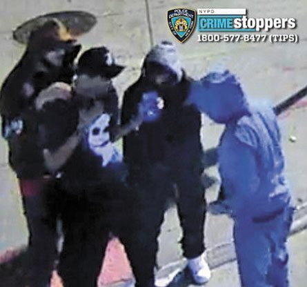 圖為涉案團夥。NYPD