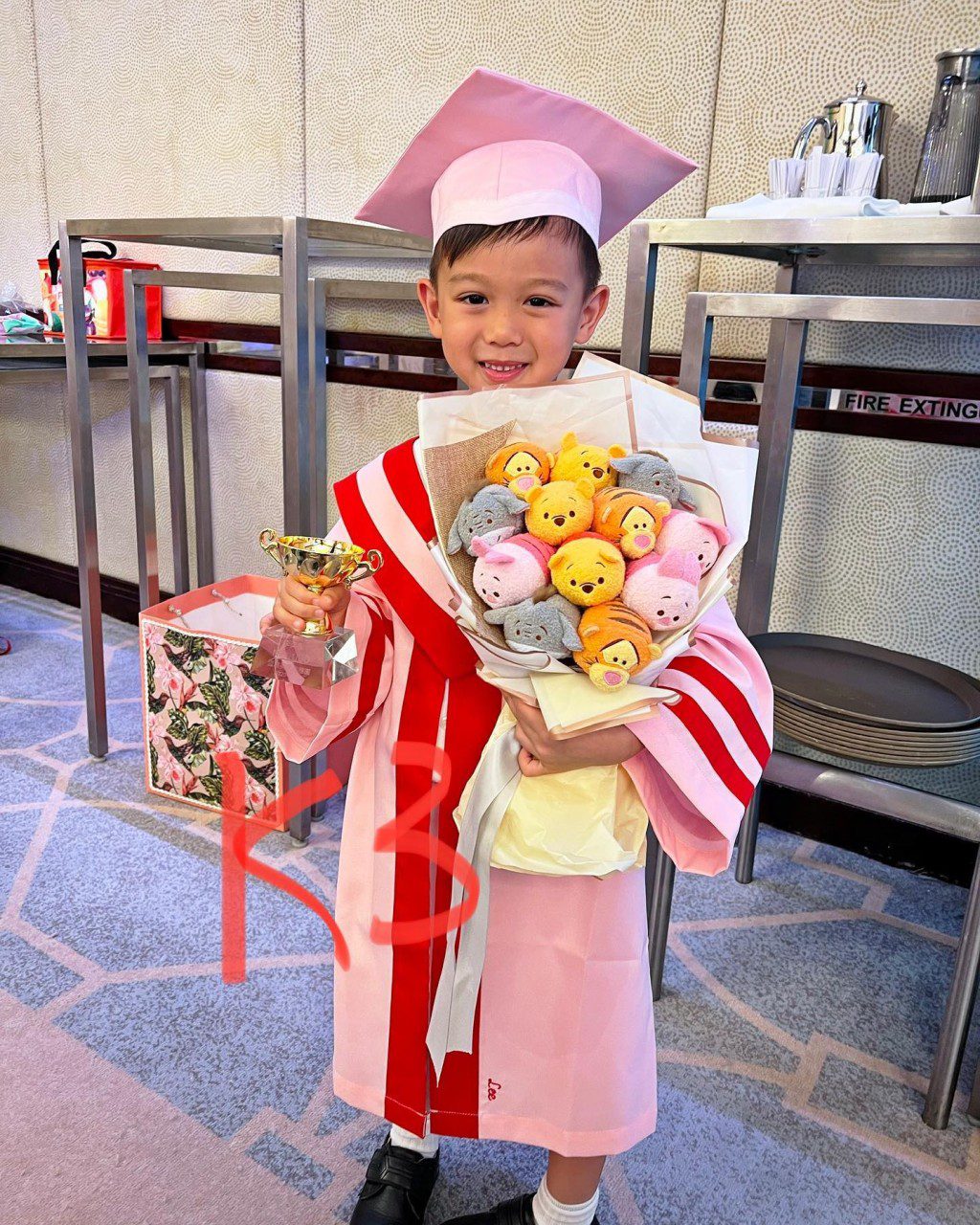 Brendan現時就讀國際學校。