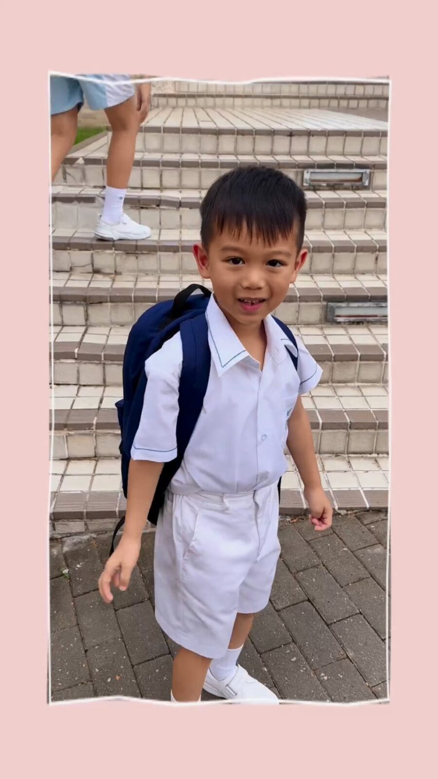 胡杏兒的大兒子入讀私立名校保良局蔡繼有學校。