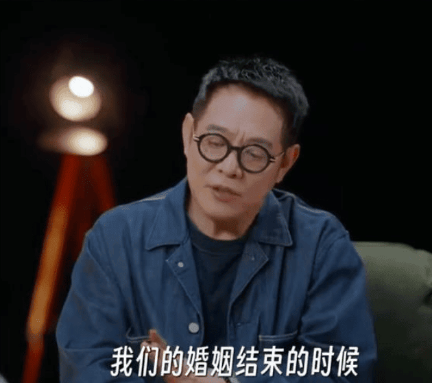 李連杰在訪問中談及與前妻黃秋燕離婚的經過。(《楊瀾對話》訪問截圖)