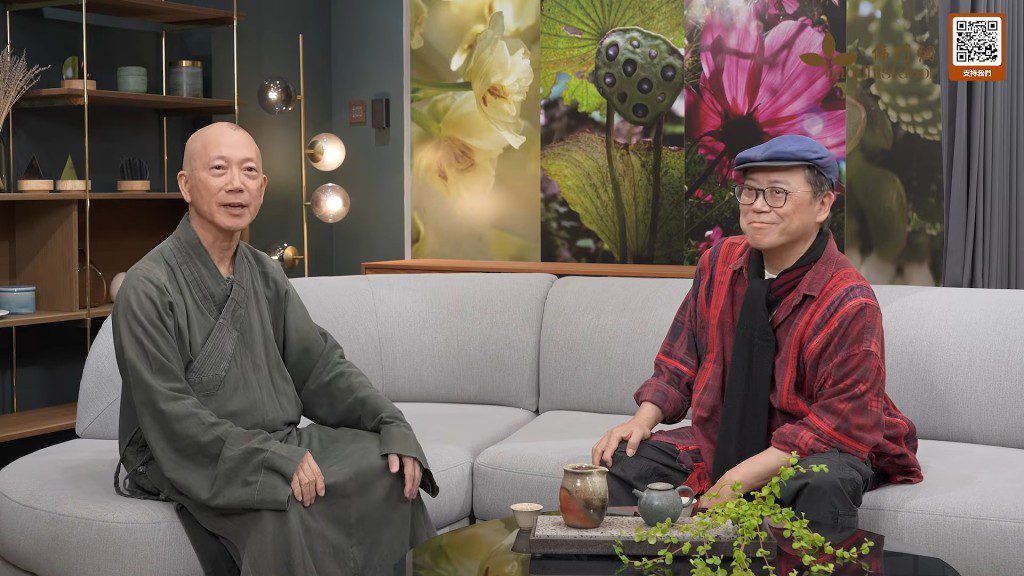 葉錦添近日現身YouTube頻道《佛門網 Buddhistdoor》,接受兄長葉青霖的訪問。