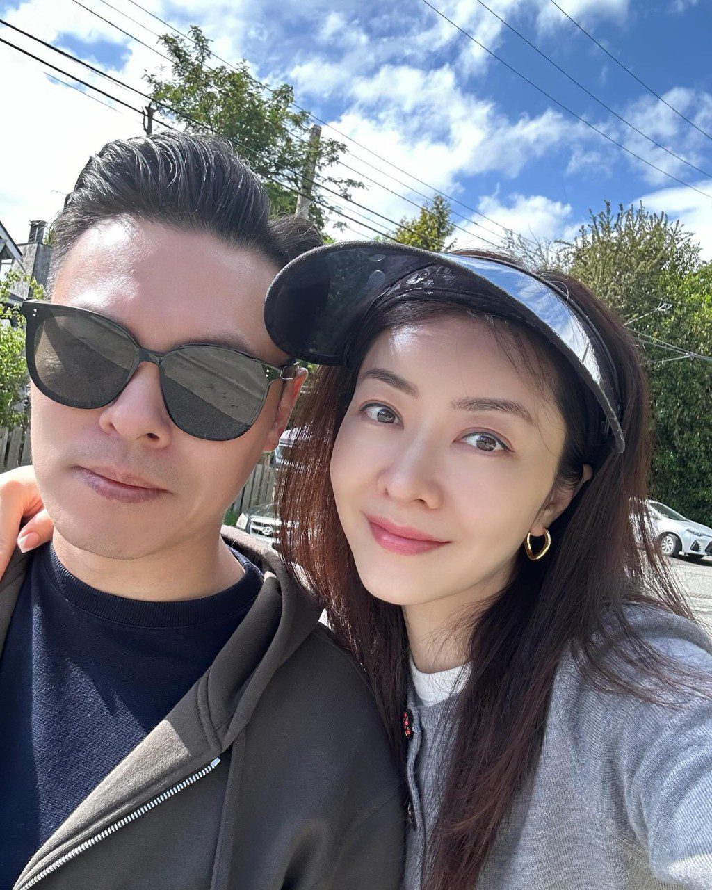 熊黛林與老公郭可頌早前帶同一對女兒遊覽加拿大。