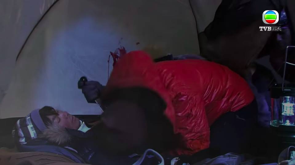 劇中角色「家明」最終成為隊友在雪地被困時的求生食物。