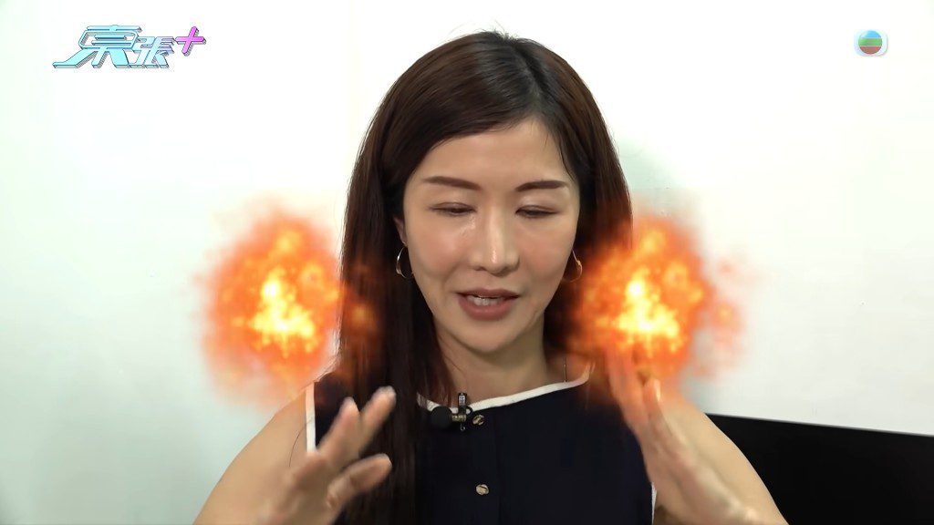 阿Faye模仿當時深呼吸對自己說:「心平氣和,唔好嘈住。」