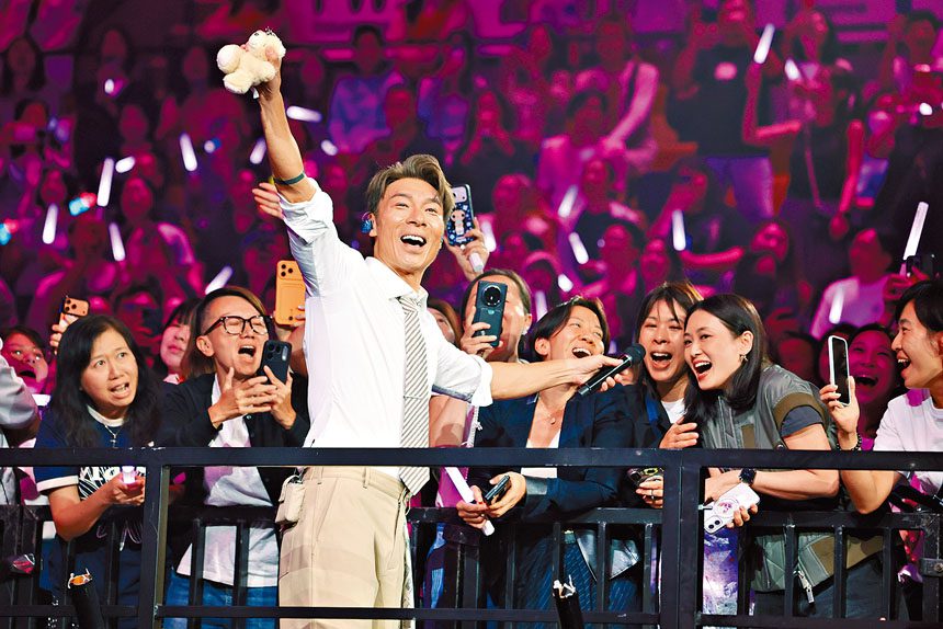 ■安仔多次感謝歌迷不離不棄。