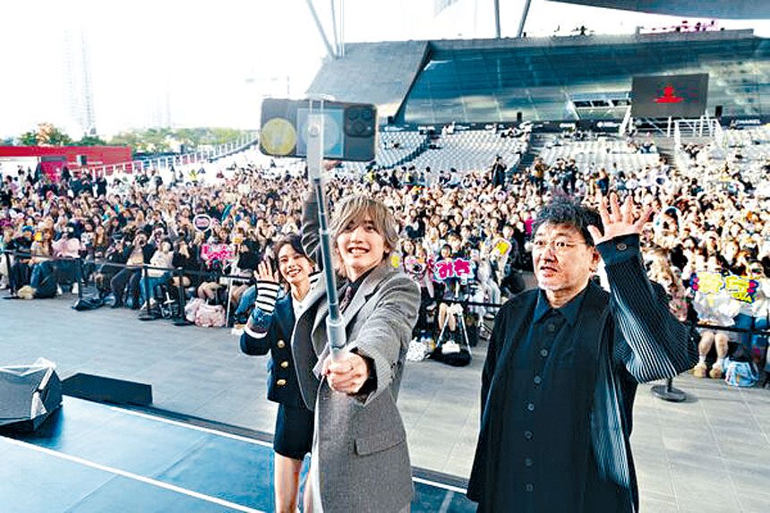 ■道枝駿佑所到之處,都有大批fans到場。
