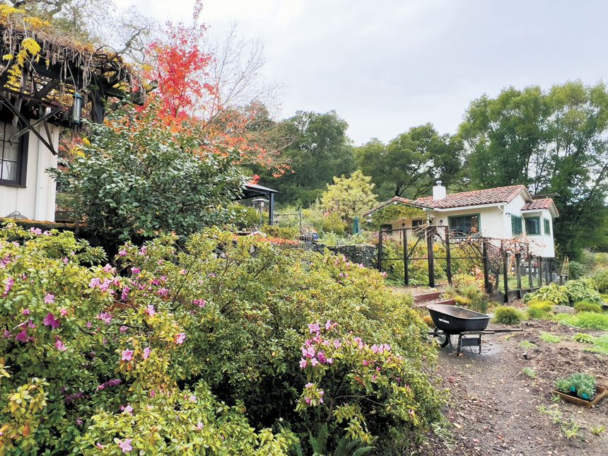 東灣奧林達(Orinda)一個ADU單位與獨立屋平行而建,共享庭院。 灣區城市新聞社