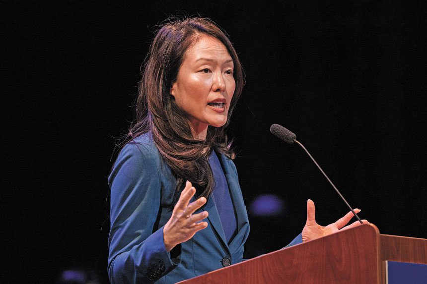 金貞妍是前三藩市市參事。美聯社