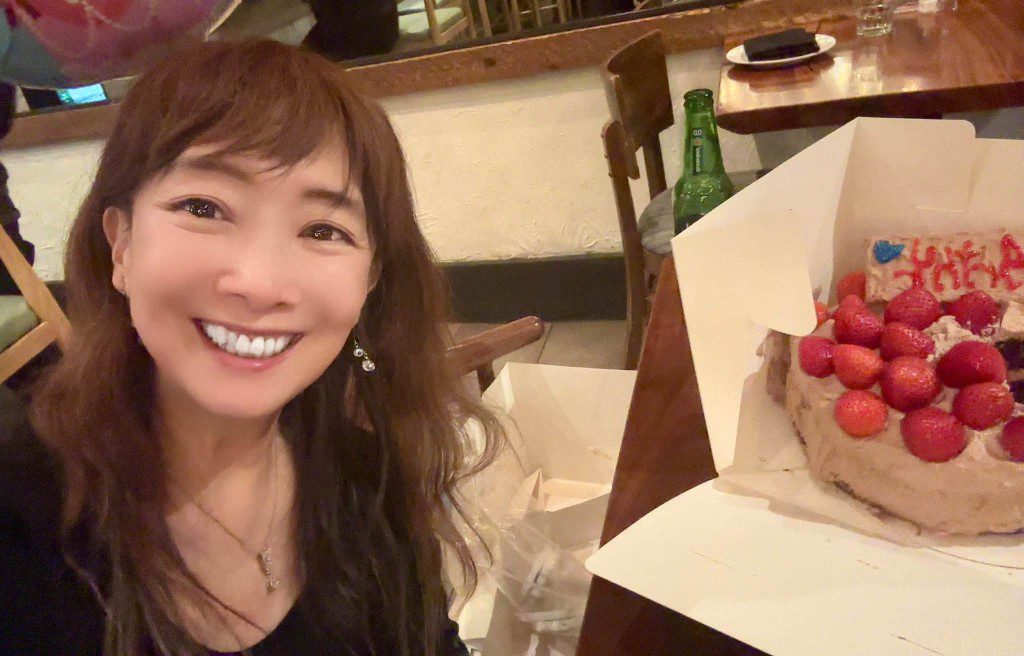 陳美齡專程飛往美國,與兩名兒子預先慶祝生日。